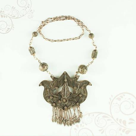 EPK 099 Kalung Tembaga bunga padma (43) SRE