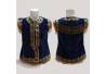 HKB 036 Baju Golek Yogya Bludru Minyak L Biru SGM