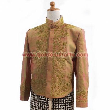 DPG 263 Beskap Yogya Bordir Corneli dkl 474 Tenun Lurik Polos