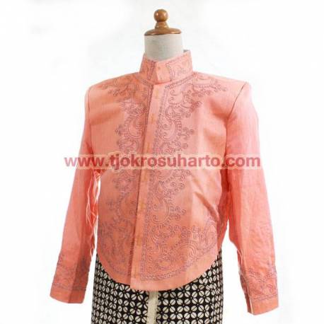 DPG 264 Beskap Yogya Bordir Corneli dkl 527 Tenun Lurik Polos