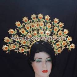 FPR 708 Mahkota Bando susun Daun batu warna AGS