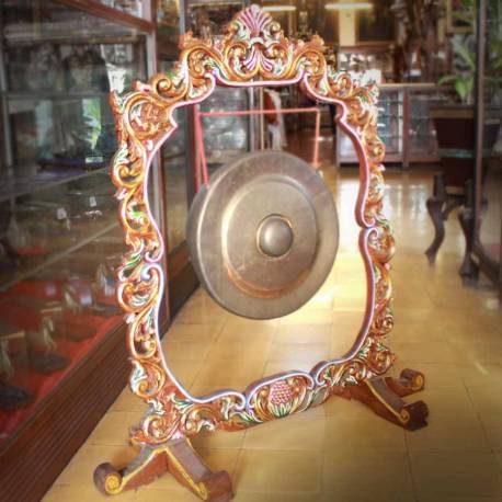 Gayor gong Bulat ukir D: 57 cm LGS 003 WYM