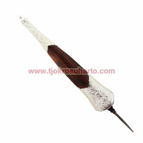 CPR 956 Tutup Tombak sonokeling selut Perak 37 cm (1) BEJ