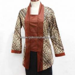 BPR 025 Blus kuthu baru Batik Sogan Jogja BCP 407 M BTN