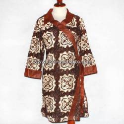 BPR 075 Blus Batik Sogan Jogja Krah BCP 543 M BTN