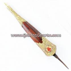 Tutup Tombak sonokeling selut kuningan 22 cm (4) BEJ