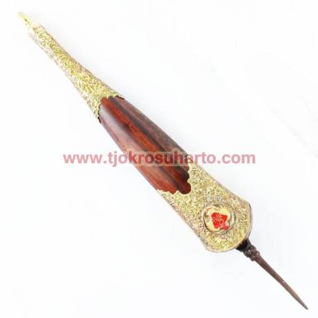 Tutup Tombak sonokeling selut kuningan 22 cm (4) BEJ