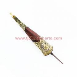 CPR 952 Tutup Tombak sonokeling selut bakar 25 cm (3) BEJ