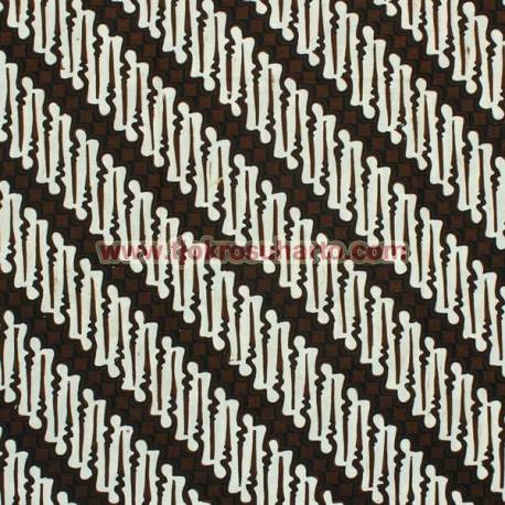 BBR 363 Batik Kombinasi Jogja Motif parang tuding putih SSD