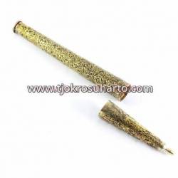 CPD 618 Tunjungan Ukir Panjang 24 cm semen Kuningan bakar BEJ