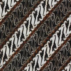 BCP 619 Batik Yogya Cap Petilan Parang tuding bledak seling cemeng BTN