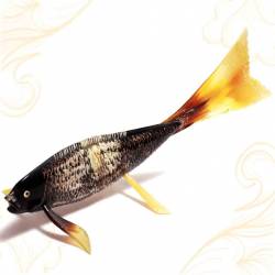 KTR 217 Hiasan tanduk kerbau Ikan Arwana kecil 7x29cm (19) IHD