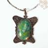 EPK 056 Kalung alpaka pipih kupu menir batu oval (9) SRE