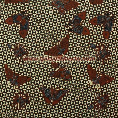 BAR 117 Batik Jogja Tulis Motif kupu kambil secukil TNH