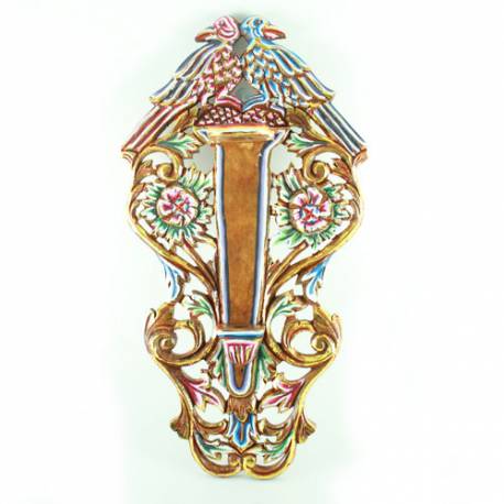 CTP 384 Tempat Keris Dinding Single Burung 58x32 WYM CTP 144