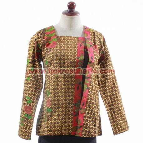 BPR 815 Blus Kikot Sogan colet Kopi pecah boket BHR 439