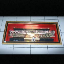 LPG 181 Pigura dalang wayang kulit 100x45X13 cm  Bimo suci  lampu WWW