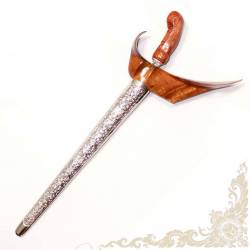 CAY 171 Keris Ladrang Yogya Akasia Tatah Crom X