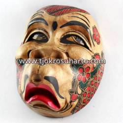 Topeng Dagelan Batik cat natural model 2