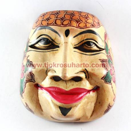 Topeng Dagelan Batik cat natural model 19