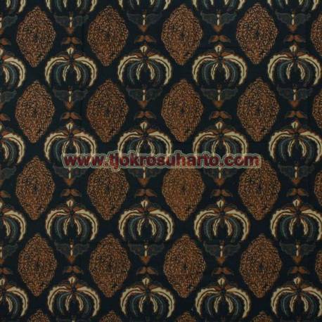 BHR 546 Bahan Sarimbit lawasan sekar pudak cemeng HSN