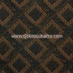 Bahan Sarimbit batik Sogan genes Kotak kawung HSN