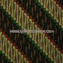 BHR 371 Bahan Sarimbit kombinasi genes katun colet Parang curigo cemeng bledak 240x100 cm EST
