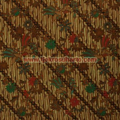 Bahan Sarimbit kombinasi genes katun colet Curigo bledak ceplok boket 240x100 cm EST