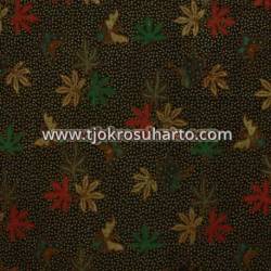 BHR 388 Bahan Sarimbit kombinasi genes katun colet Daun Kates Gabahan 240x100 cm EST