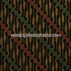 BHR 390 Bahan Sarimbit kombinasi genes katun colet curigo cemeng 240x100 cm EST