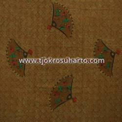 BHR 579 Bahan Sarimbit kombinasi genes katun colet Gedekan kipas 240x100 cm EST