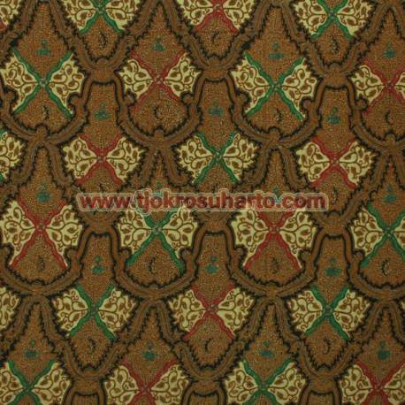 BHR 590 Bahan Sarimbit kombinasi genes katun colet candi bledak 240x100 cm EST
