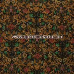 BHR 592 Bahan Sarimbit kombinasi genes katun colet boket semut cemeng 240x100 cm EST