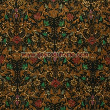 BHR 592 Bahan Sarimbit kombinasi genes katun colet boket semut cemeng 240x100 cm EST