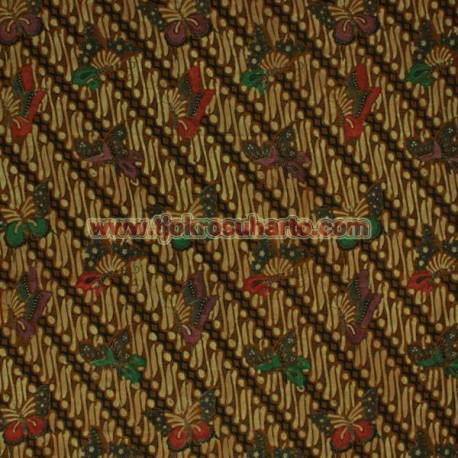 BHR 598 Bahan Sarimbit kombinasi genes katun colet Parang klithik ceplok boket 240x100 cm EST