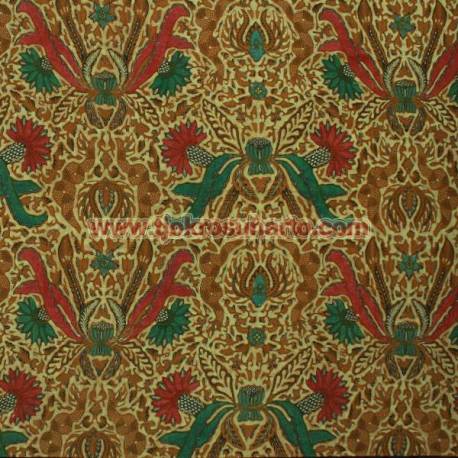 BHR 601 Bahan Sarimbit kombinasi genes katun colet Wijayakusumo bledak 240x100 cm EST