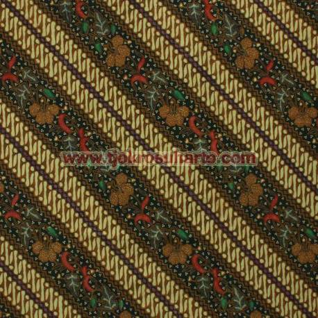Bahan Sarimbit kombinasi genes katun colet Parang gapit seling boket 240x100 cm EST