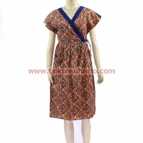 Kimono Katun cap colet abstrak remekan BHH 1034