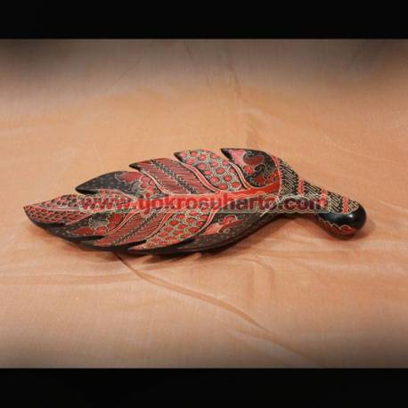 Piring daun Batik XL ZNL