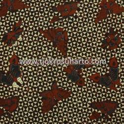 BAR 242 Batik Jogja Tulis Motif Kupu kambil secukil TNH