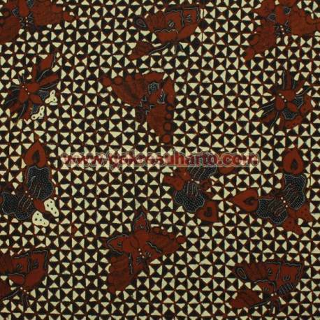 BAR 242 Batik Jogja Tulis Motif Kupu kambil secukil TNH