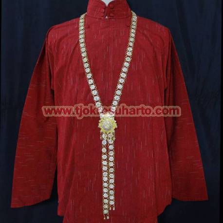 Karset Emas Tretes Munggul batu 8 + Bros fmm 094 AGS