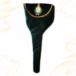 CTK 240 Sarung Keris Bludru Hijau bordir PB 58x24 YYY