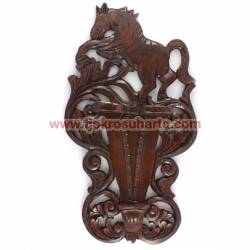 CTP 297 Tempat Keris Dinding Doube kuda 34x56 cm WYM
