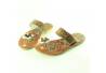 DPS 257 Sandal Batik Kulit bawah karet putih MRL
