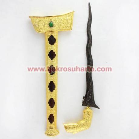 CPR 041 Keris Sumatera selut blewah lubang 6 pamor putut
