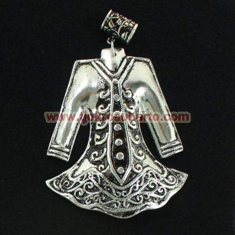 EPT 432 Liontin trap sepuh perak bakar kebaya cor (5) WDI