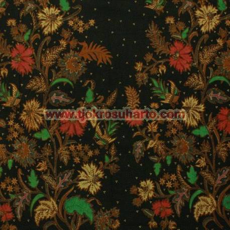 Bahan hem/rok Kombinasi genes Sogan colet boketan cemeng mawur HSN