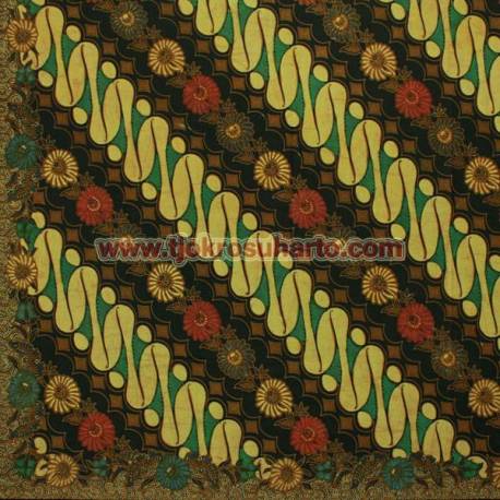 BHH 515 Bahan hem/rok Kombinasi genes Sogan colet parang barong seling boket HSN