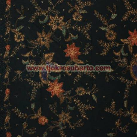 BHA 008 Bahan Hem/rok Tulis colet boketan cemeng AMD